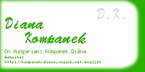 diana kompanek business card